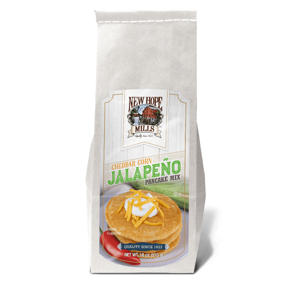 Pancake Mix, Jalapeno Cheddar Corn - New Hope Mills