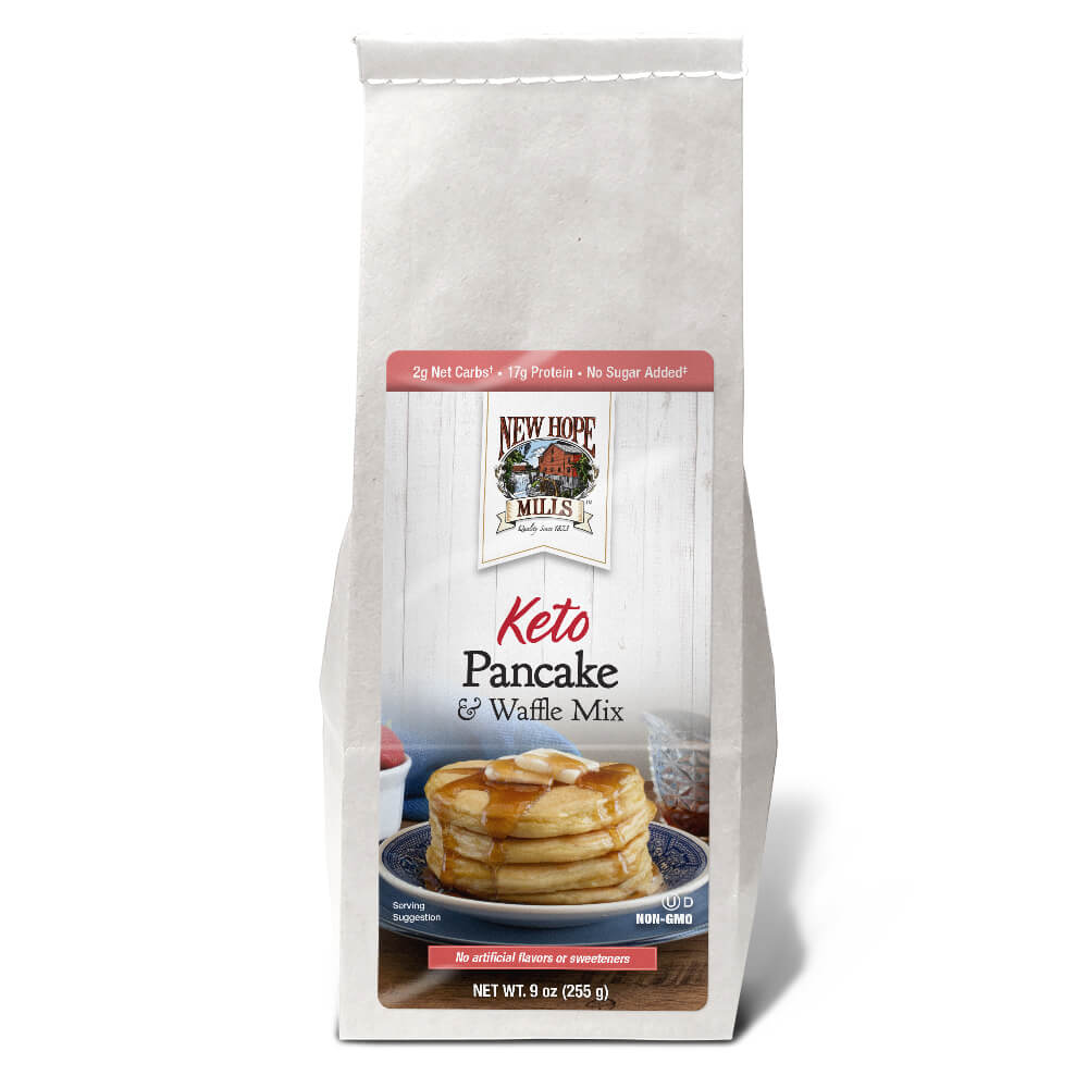 Pancake and Waffle Mix, Pancake/Waffle (5g net carbs) - New Hope Mills