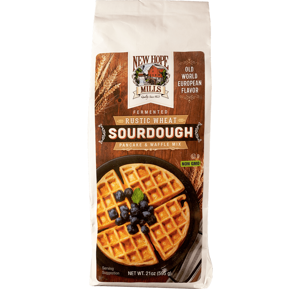 Pancake and Waffle Mix, Rustic Wheat Sourdough - New Hope Mills