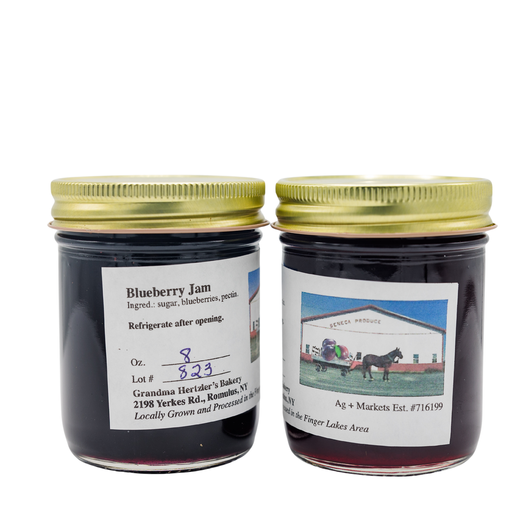 Jams and Jellies, Blueberry Jam - Grandma's Kitchen
