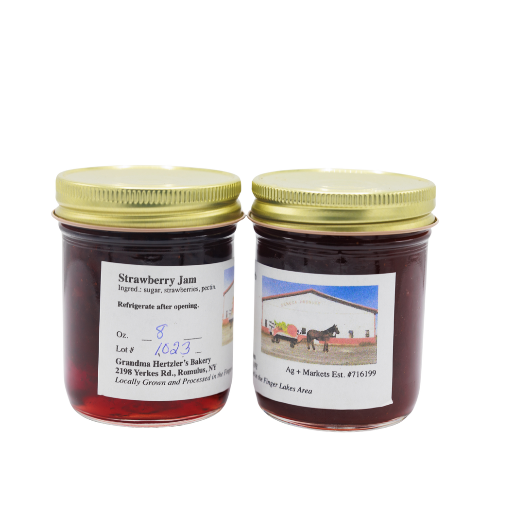 Jams and Jellies, Strawberry Jam - Grandma's Kitchen