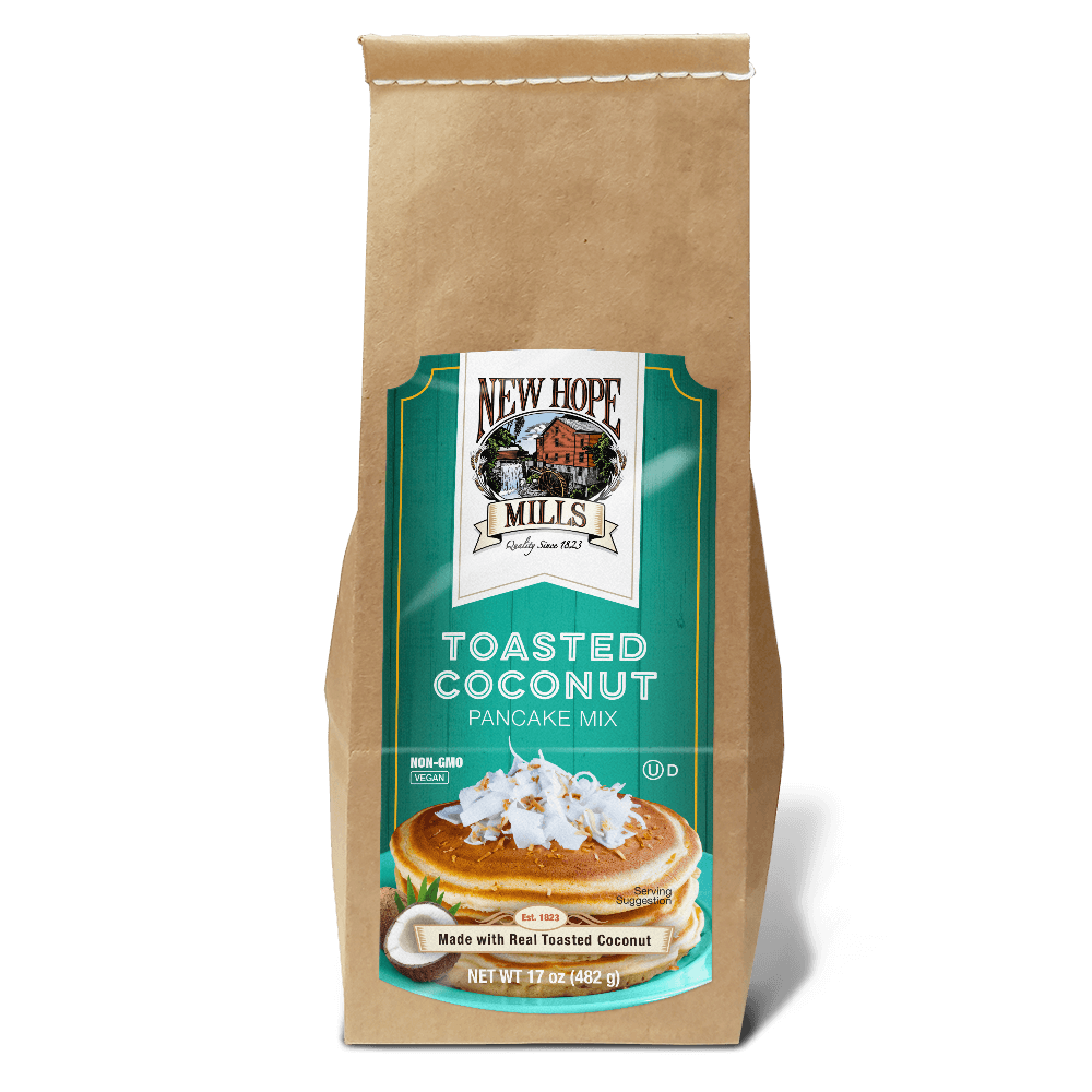 Pancake Mix, Toasted Coconut - New Hope Mills